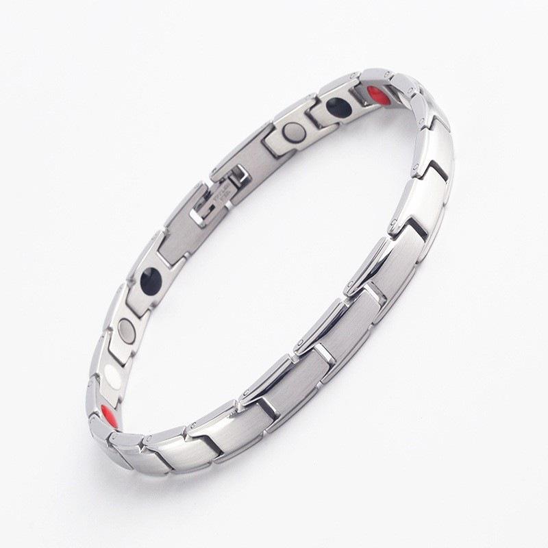 Temu Detachable Magnetic Couple Bracelet - European & American Style