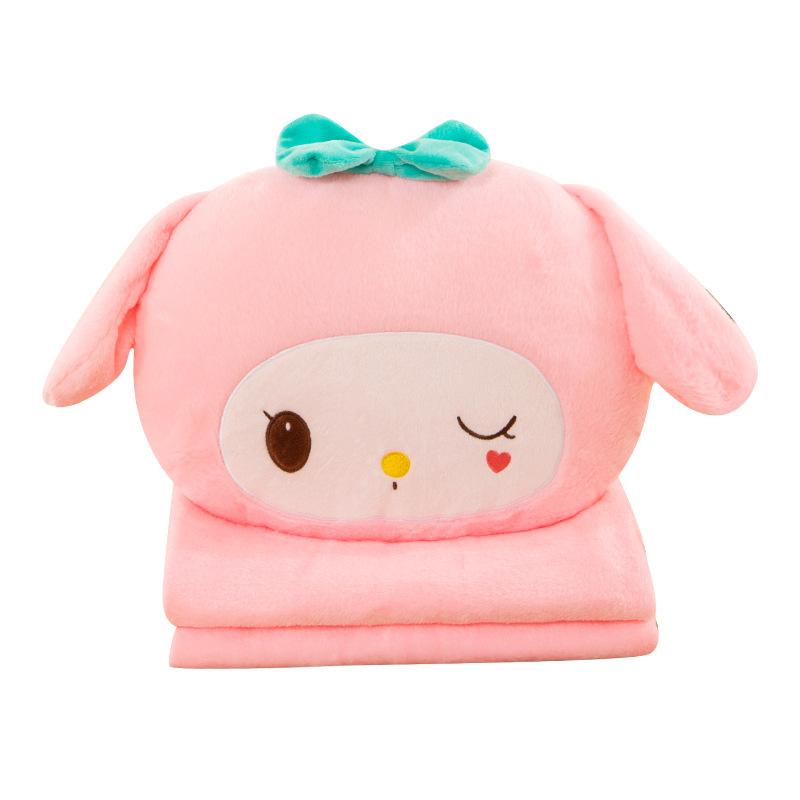 Car Throw Pillow Blanket Dual-purpose Two-in-one Office Multi-function Lunch Break Air Conditioner Quilt Plush Toy Throw Pillow