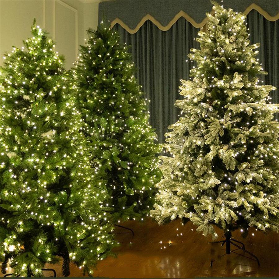 Christmas Fairy String Light Outdoor 50M 100M 200M Copper Wire Garland Light With Remote Party Wedding Copper Fairy Light String