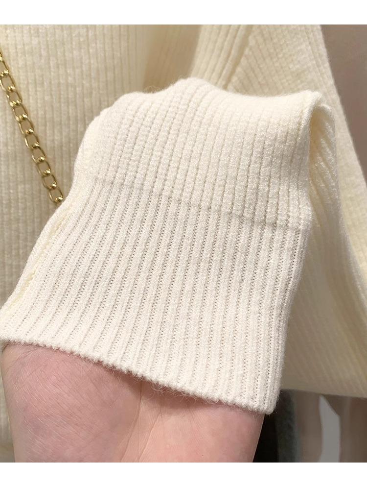 Women's Autumn/Winter 2025 Loose Cardigan Sweater - Chic Niche Design