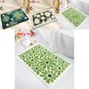 Sweet Flower Pattern Plush Absorbent Floor Mat Carpet For Home