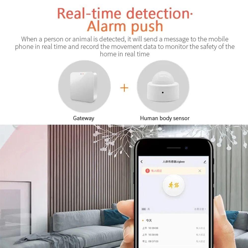 Infrared Detection Motion Sensor Motion Detection Alarm Function PIR Infrared Detector Smart Switch for Zigbee/Tuya Smart Home