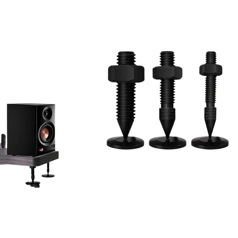 Hot 4Sets M6 M8 M10 Spike Feet Cone Stand Base Speaker Isolation Pad Mat Foots Floor PC TV Monitor Subwoofer CD Shock Proof