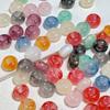 14x8mm Sparkle Resin Beads 10pcs Big Hole DIY Charms Halation Texture Earrings Bracelet Necklace Handicrafts for Jewelry Making