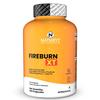 NATURYZ FIREBURN XT Fortgeschrittener 7X Multi-Action Thermogener Fettverbrenner für Männer & Frauen | Klinisch erforschte Inhaltsstoffe Grüner Tee Extrakt, Capsimax®