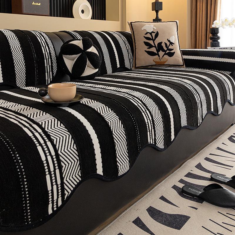 

Premium Special-Shaped Sofa Cushion New Four-Season Universal Leather Sofa Seat Cushion Non-Slip Fixed Cover Cover Cloth 70*70cm