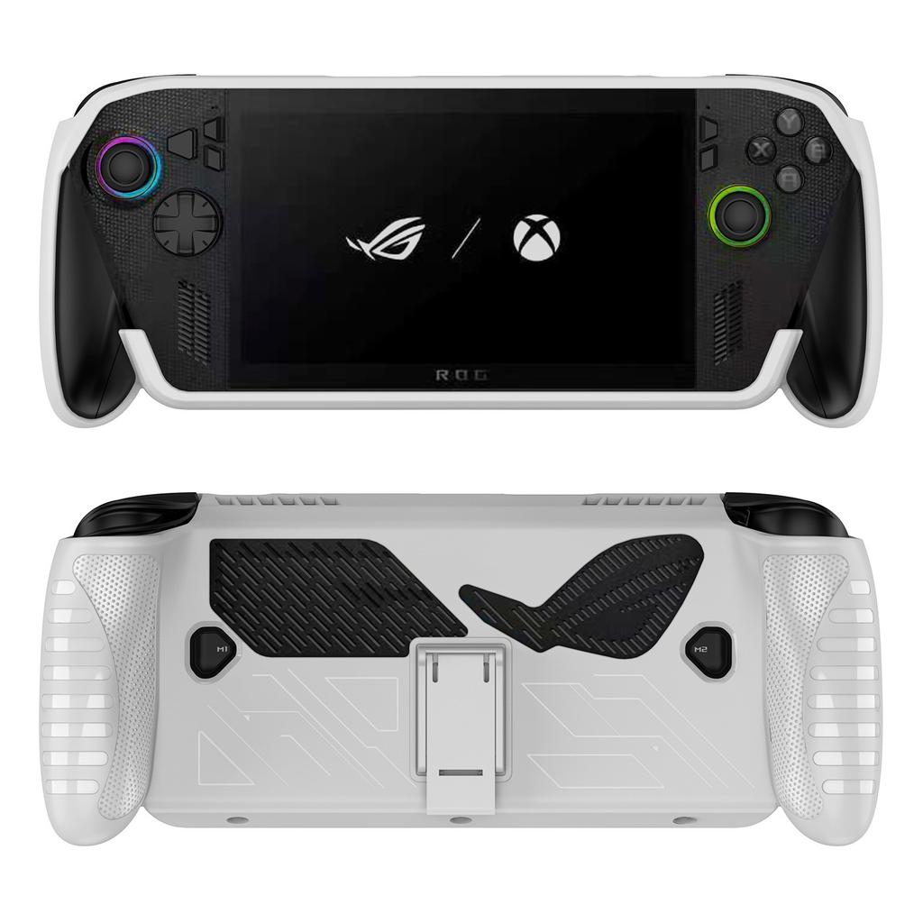 For Asus ROG Xbox Ally X (2025)/Ally (2025) Handheld Console Anti-Slip TPU Case Protective Cover Built-in Stand