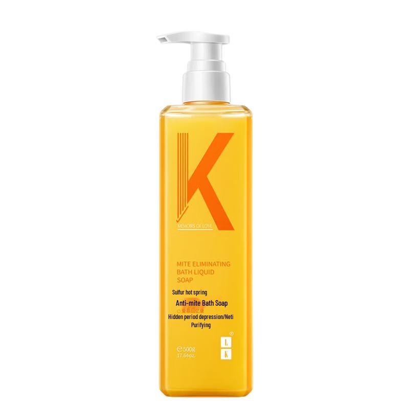 LK Sulfur Hot Spring Mite Removal Shower Gel