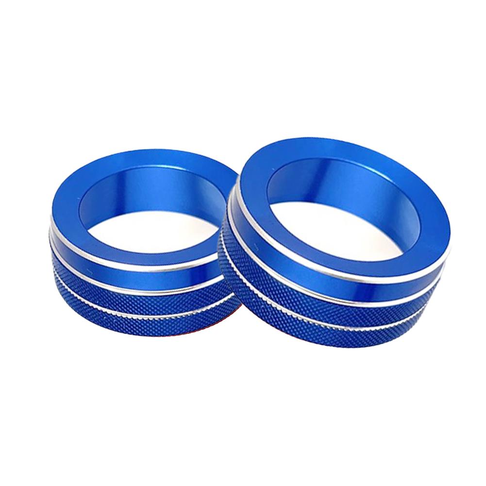 Car AC Air Conditioner Knob Cover Ring Adjust Trim Sticker Fit For Mazda 3 Axela CX-30 Artez 2020-2024 Accessories