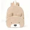 Cute Bear Corduroy Backpack For Elementary School Students Fashionable Casual Backpack Cartoon Plush Bag
