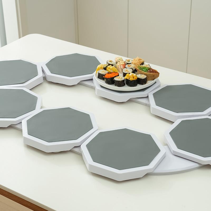 Cross-Border Dining Table Rotary Tray The Lazy Susan Revolution Portable Meal Plate Gifts
