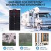 Solarmodul 30W 18V Semiflexibel IP65 Wasserdicht Monokristallines Silizium Solarmodul für Camping Wohnmobil Gewächshaus