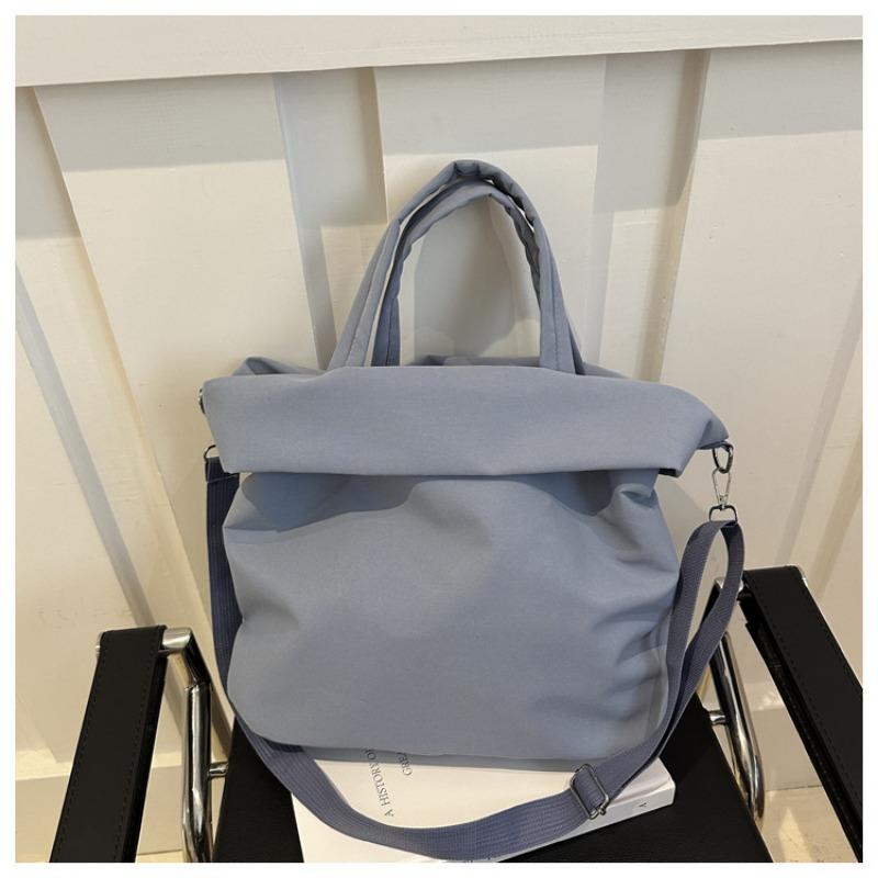 

Nylon cloth bag women s large-capacity new autumn versatile shoulder messenger bag high-end portable bucket bag синий