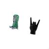 Easter Island Head Statue Moai Antique Portrait Ahu Sculpture Retro Figurine Resin Rock Hand Gesture