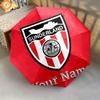 1 PC Automatic Folding Umbrella - Sunderland A.F Custom Name Pattern, Portable & Foldable Design with 8 Ribs, Christmas Birthday Gifts