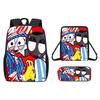 Incredibox Sprunki Pattern Backpack Shoulder Bag Pencil Case Three Set Piece