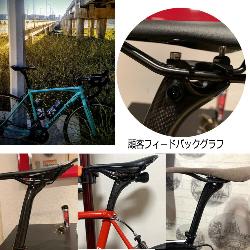 Carbon Fiber Bicycle Seatpost, 25.4/27.2/30.8/31.6mm, 3K Matte Carbon Fiber, 31.6*350mm