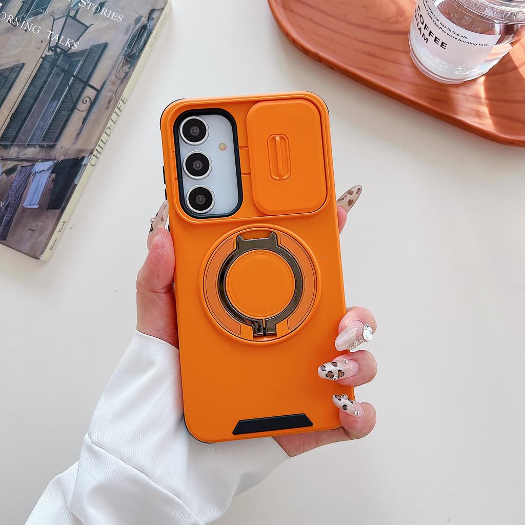 Magnetic Ring Stand Shockproof Case For Samsung Galaxy A14 A54 A15 A25 A35 A55 A05s A16 A26 A36 A56 A17 A37 A57 5G Phone Cover