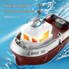 1:32 Mini High-Speed Rechargeable RC Remote Control Boat - Water-Ready Tugboat Toy Model