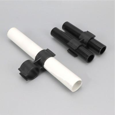 6pcs Universal 20/25mm PVC Pipe Clamp Double U Type Agricultural Irrigation Pipe Clamp Garden Tool Water Pipe Support