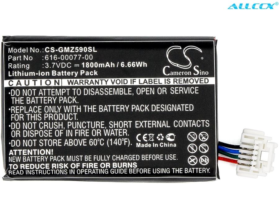 

Аккумулятор Cameron Sino 1800 мАч для GPS, навигатора Garmin Zumo 590, Zumo 590LM, Zumo 595, Zumo 595LM, 010-01603-10