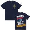 Bad Bunny Hot Selling 100%cotton men's shirt pop hip-hop Y2k graphics short sleeve oversized Women's Short Sleeved Cheap Tshirt