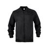 Veste zippée pour homme en daim d'automne couleur unie, décontractée rétro à manches longues