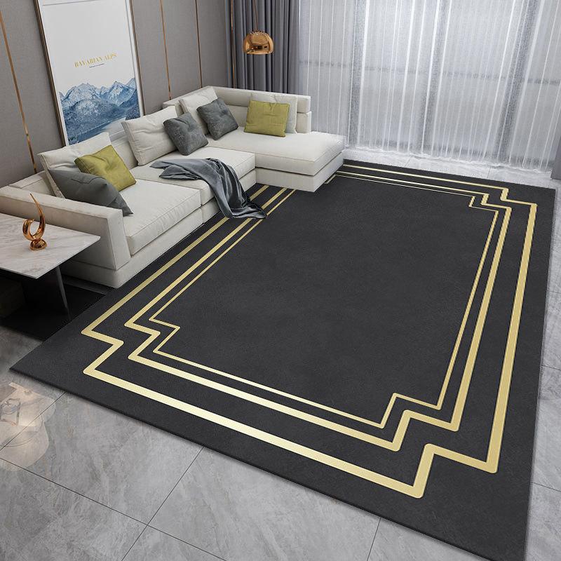 Light Luxury Printed Carpet for Home Living Room Coffee Table Bay Window Bedroom Japanese Style Carpet