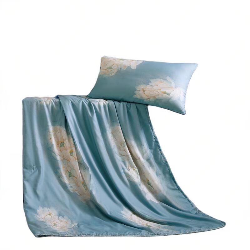 Mengjie Soft Printed All-Season Quilt Set with Pillow Inserts