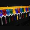 Tibetan Style Chinese Style Wall Hanging Banner Brocade Floral Tassel Buddhist Hall Decor Tablecloth Household Temple Worship
