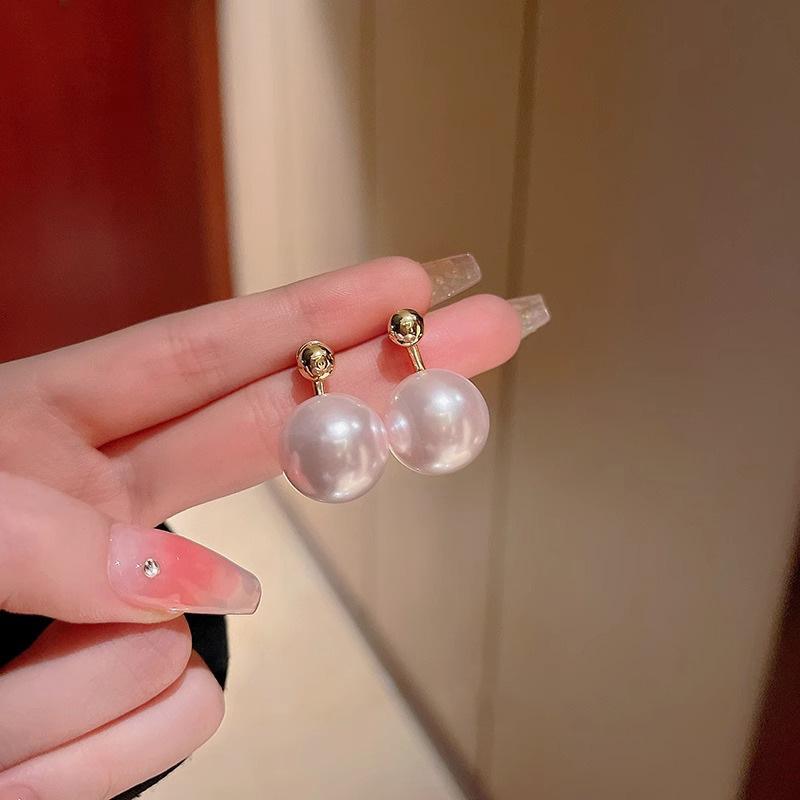 Sweet Cool Two-wear Pearl Earrings Fashion Versatile Design Women's Personalized Temperament Everyday Fashion Ear Jewelry