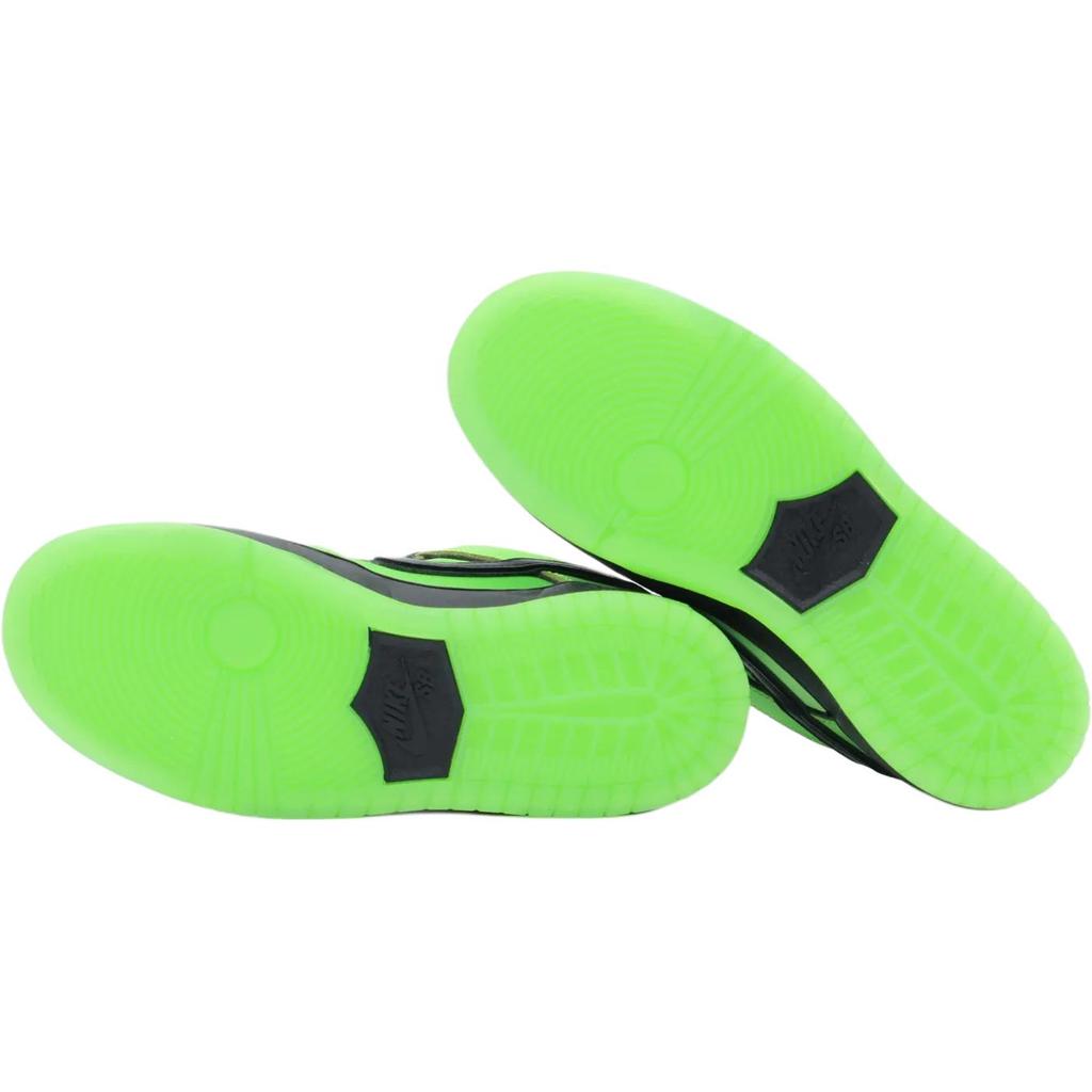Les Super Nanas x Nike Dunk Low Pro SB QS PS Buttercup Chaussures pour Enfants Vert Vert Moyen Noir FZ8832-300