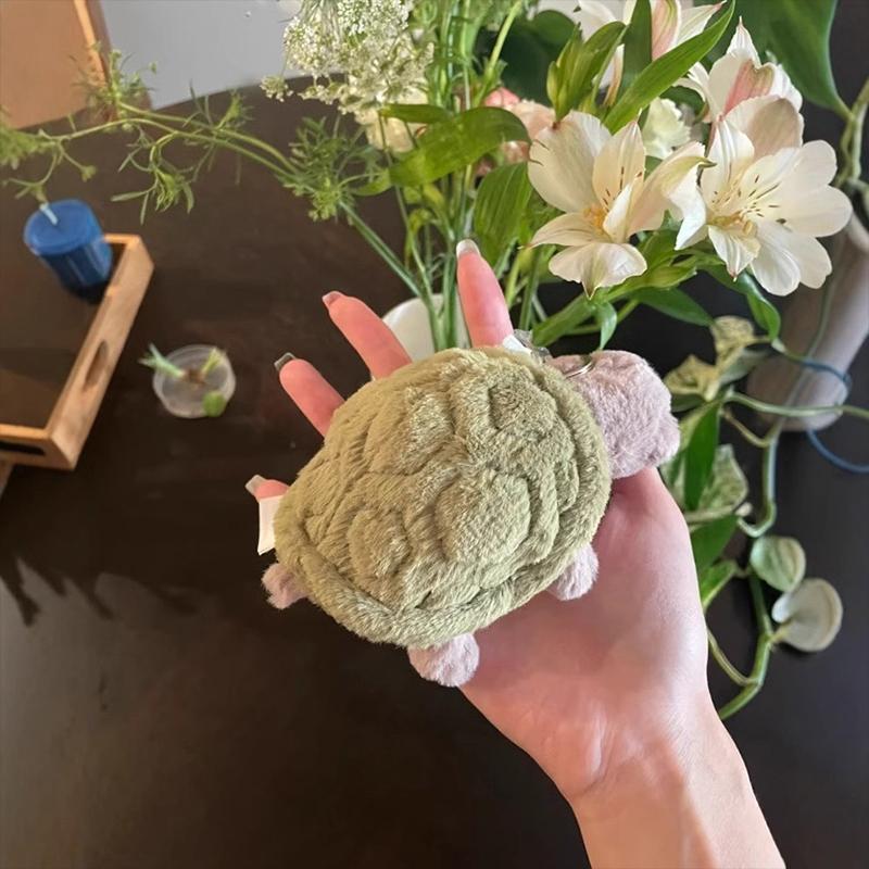 Původní pan. Přívěsek na klíče Timmy Želva Roztomilá Dívčí Taška Panenka Plyšová Hračka Kroužek na Klíče Roztomilá Želva Plyšová Hračka Dětská Panenka Dárky