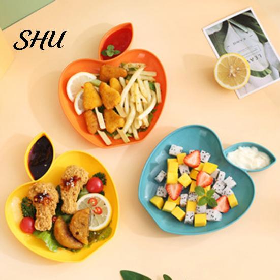 Modern Serving Plate Fruit Shape Dish Sauce Vinegar Holder Food Grade Multi-functional Dumpling Cold Dishwasher Safe Tray Dishes Snack Dessert