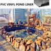 5x10 láb PVC Membránnal Erősített Tájépítészeti HDPE Medence Halastó Bélések Kültéri Halastó Bélés Vízálló Szövet Kertek Medencék