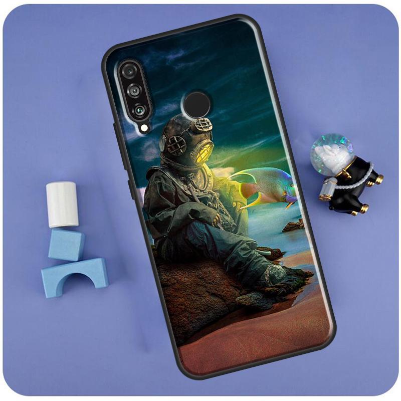 

Scuba Diver Mask Diving For Huawei Nova 10 9 SE 3i 7i 8i 11i 12i Y60 Y61 Y70 Y72 Y73 Y90 Y91 P20 P30 P40 Lite Case Huawei Nova Y90