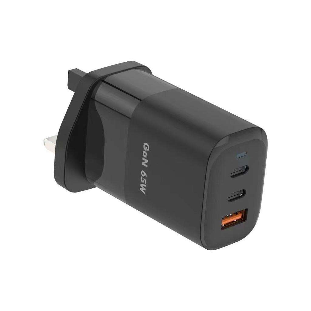 PD65w Gallium Nitride Charger Suitable for Apple Samsung Mobile Phone Fast Charging UKCA Certified 2C1A 65W Adapter