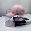 Bucket hat women's Korean tide with mask winter black hat women's dust-proof sun-proof wind-proof droplet-proof hat