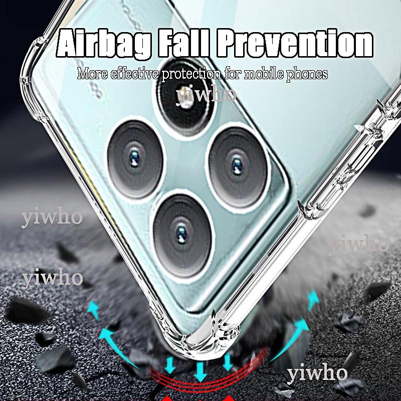 Für Redmi K70e K70 K60 K50 K40 Pro Hülle Schlanke, weiche TPU-transparente, klare Telefonhülle auf der Rückseite für Xiaomi Redmi K60e K50 Ultra