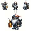 Adorable Car Acrylic Hanging Decoration Cartoon Style Colorful Home Accessory For Touch Personal