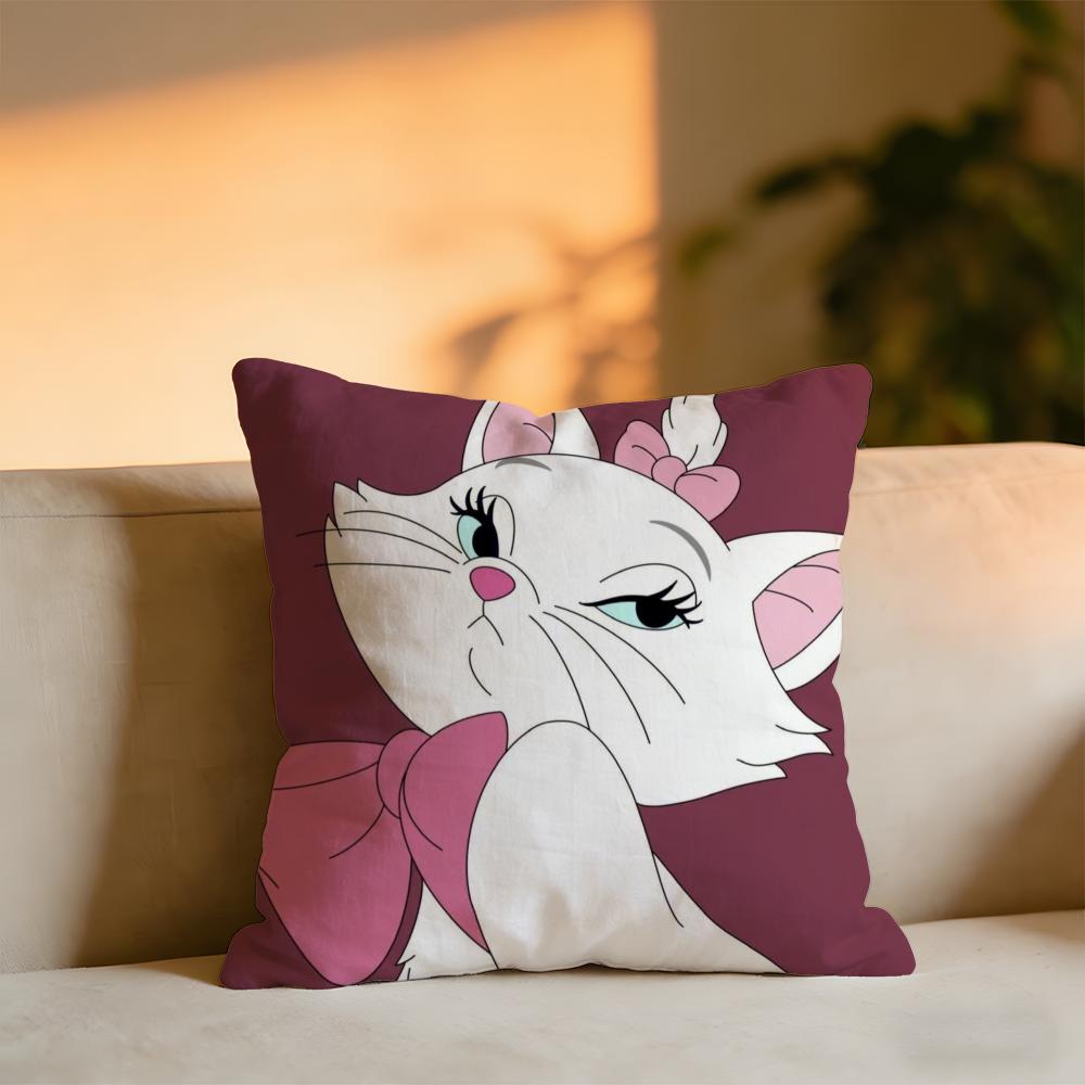 

Mary Cat Cute Cushion Cover Cozy Velvet Throw PillowSoft Warm Cushion For Sofa Bed 30X30cm