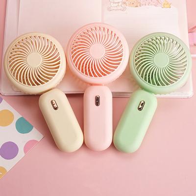 Faltbarer Handventilator 3 Geschwindigkeiten Einstellbar USB Wiederaufladbar Sommer Kühlventilator Tragbar Outdoor Reise Mini Persönlicher Ventilator