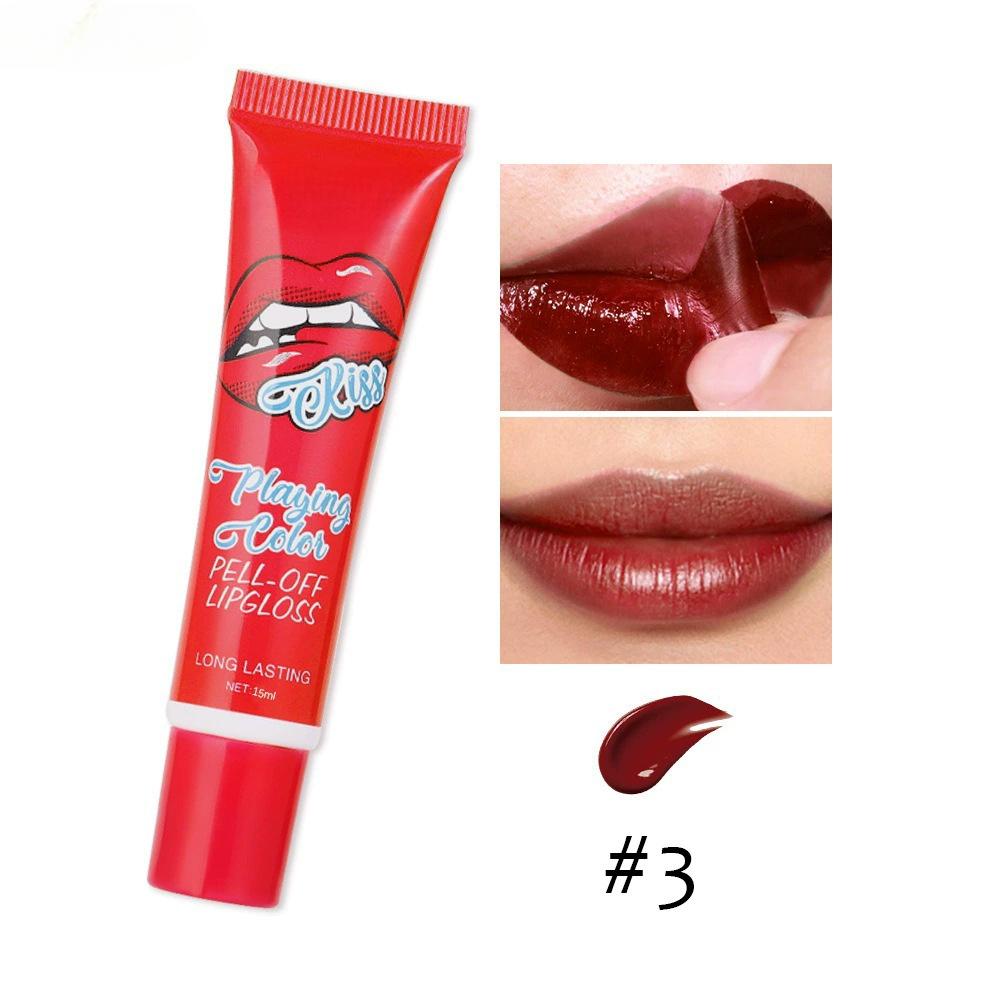 Rouge à lèvres liquide 6 couleurs, brillant à lèvres longue durée, masque, Base hydratante imperméable, maquillage, brillant à lèvres décollable, cosmétiques