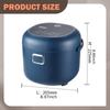 Piccolo Cuociriso da 2L per Auto/Camion Portatile Elettrico 12V/24V per Pranzo