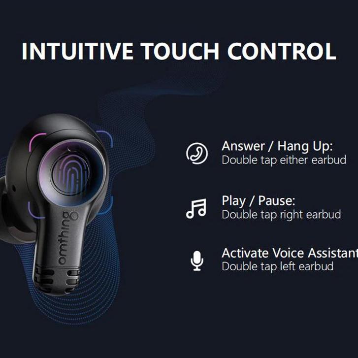 Buy XIAOMI Omthing Airfree EO002BT TWS Bluetooth Earphone In-Ear Wireless  Earbuds Touch Control Voice Assistant With 4 ENC Microphone at affordable  prices — free shipping, real reviews with photos — Joom