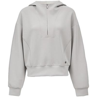 Women's Half-Zip Hooded Sweatshirt