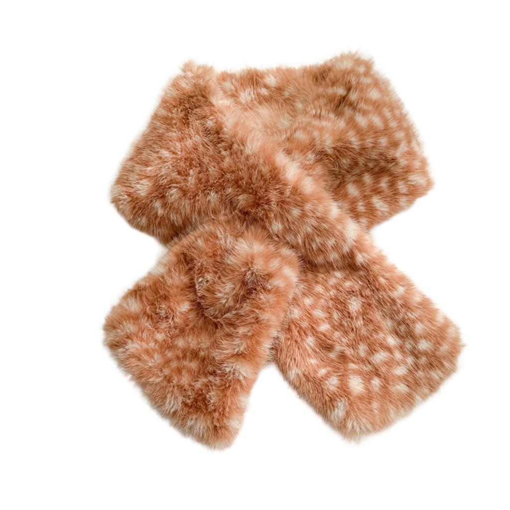 Women's Versatile Forest Deer Print Thick Warm Winter Scarf for Everyday and Cold Wear