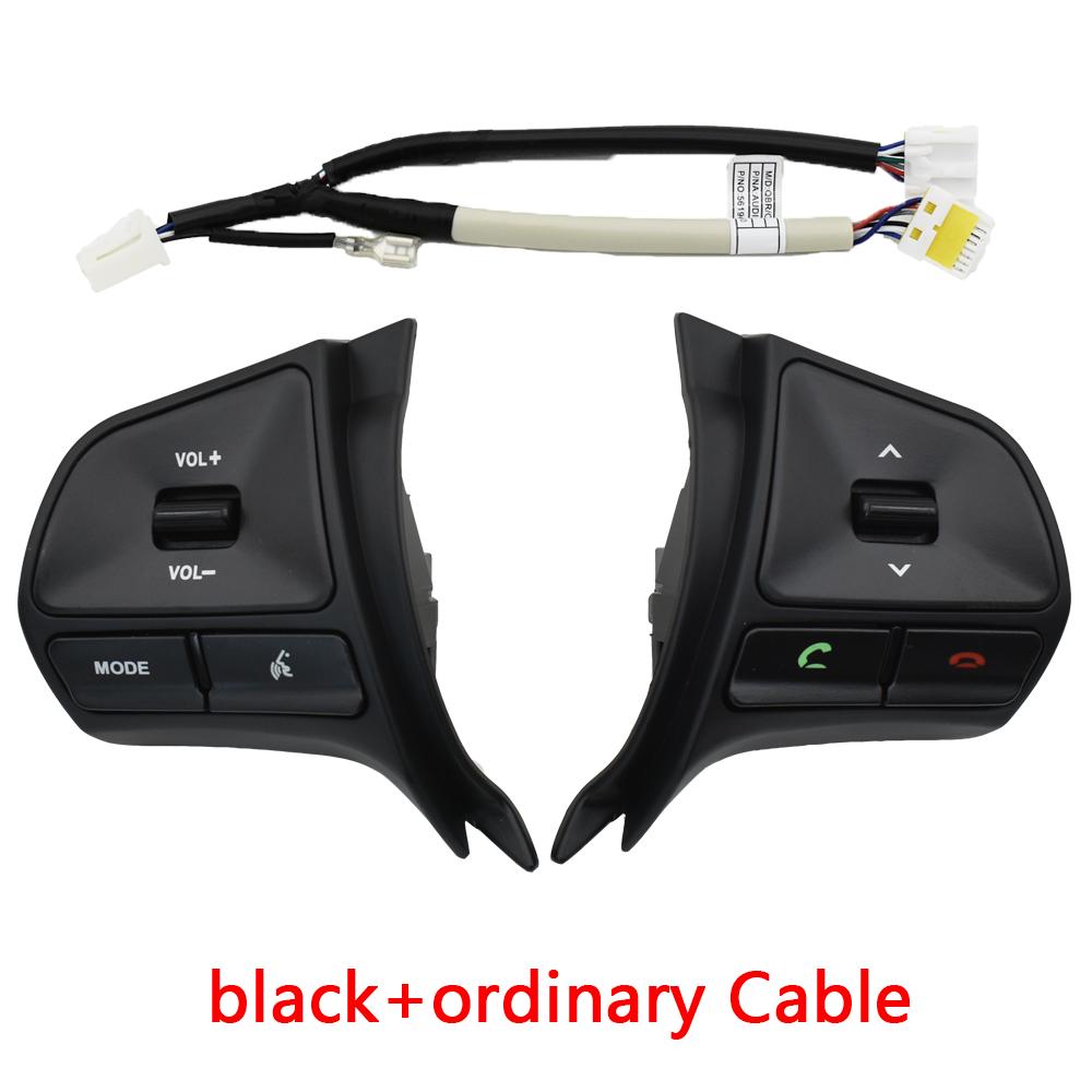 New Car Steering Wheel Control Button For KIA K2 RIO 2011-2014 Audio Bluetooth Phone Volume Switch Replace Auto Parts