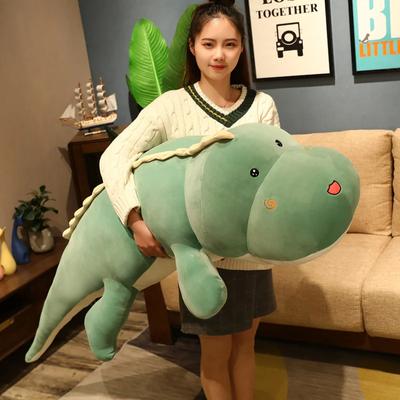 New Huggable Big Long Cute Dinosaur Plush Toy Soft Cartoon Animal Crocodile Stuffed Doll Boyfriend Pillow Kid Girl Birthday Gift