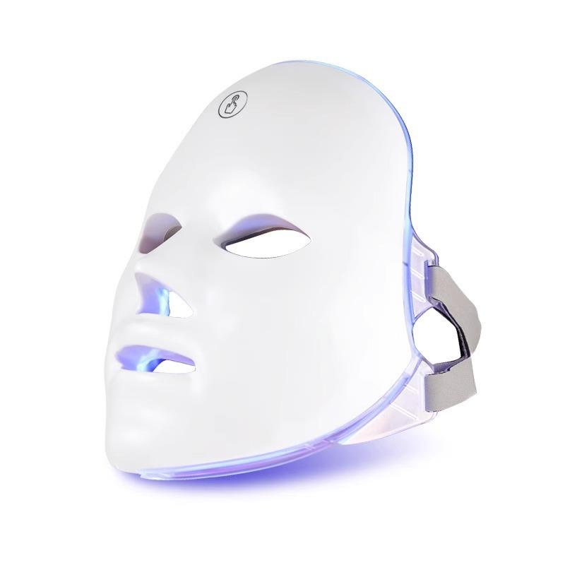 Photon Skin Rejuvenation Instrument, Mask, Household Large Row Light Led Face Printing Mask Instrument, Red and Blue Light Beauty Instrument